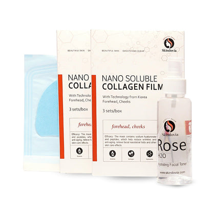 Super Glow Pack - ( 6 Masks + Rose Water)