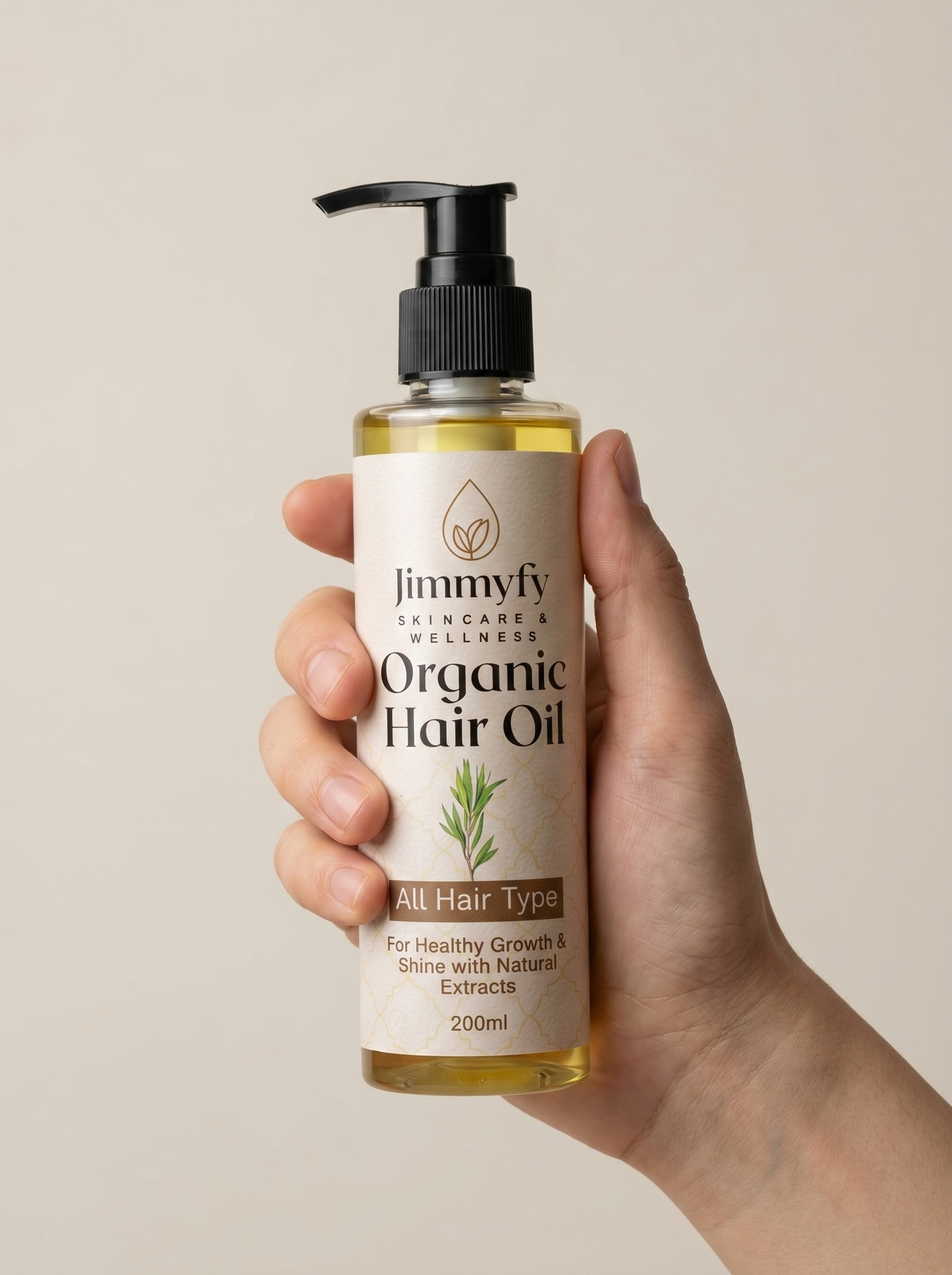 Jimmyfy Organic Hair Oil – Natural Herbal Hair Growth & Nourishing Oil