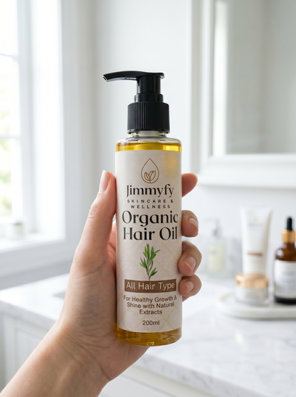 Jimmyfy Organic Hair Oil – Natural Herbal Hair Growth & Nourishing Oil